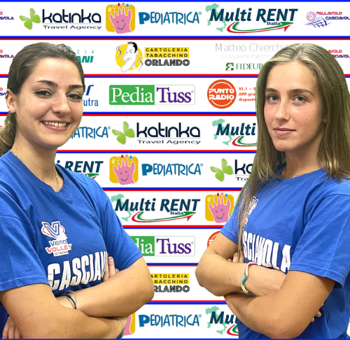 Jessica Vaccaro e Marta Tellini Pallavolo Casciavola