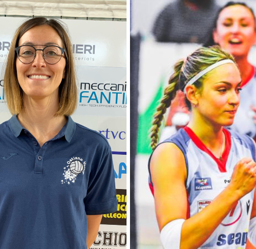 Chiara Frugoni e Maddalena Micheletto Ostiano Volley