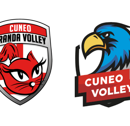 loghi Cuneo Granda e Cuneo Volley