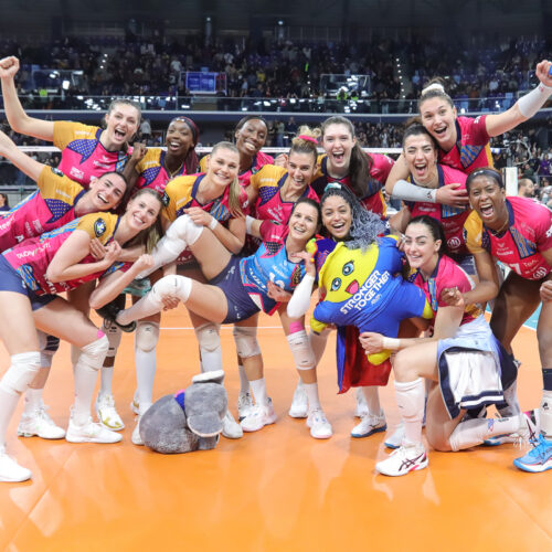 Allianz Vero Volley Milano esultanza