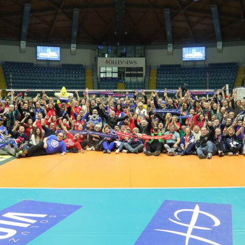 Allianz Vero Volley Milano tifosi Opiquad Arena Champions League