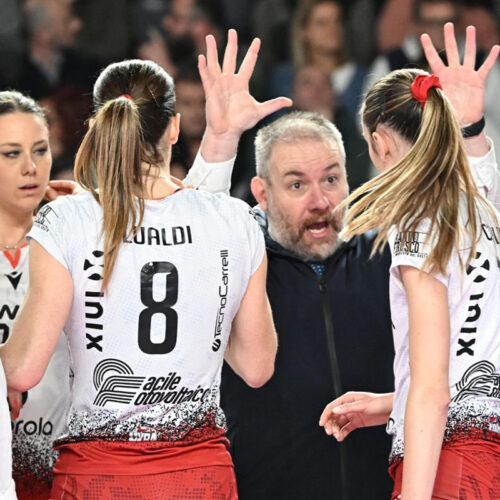 Enrico Barbolini UYBA Volley Busto Arsizio timeout