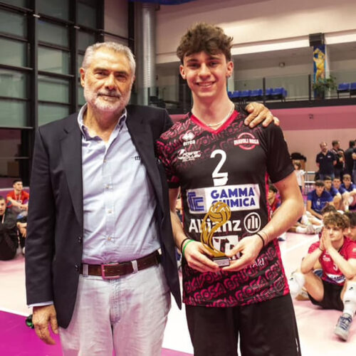 Giacomo Selleri Diavoli Powervolley miglior palleggiatore Under19