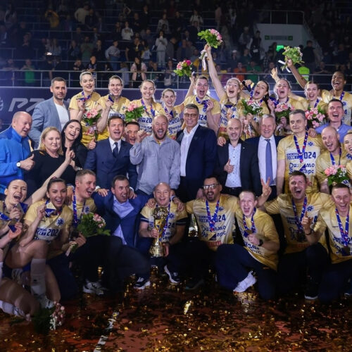 Dinamo Kazan premiazione scudetto