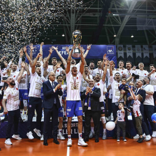 Halkbank Ankara scudetto premiazione