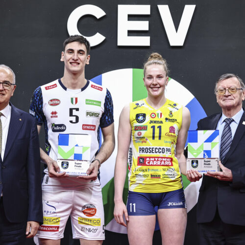 Alessandro Michieletto Isabelle Haak Itas Trentino Imoco Conegliano MVP Champions League