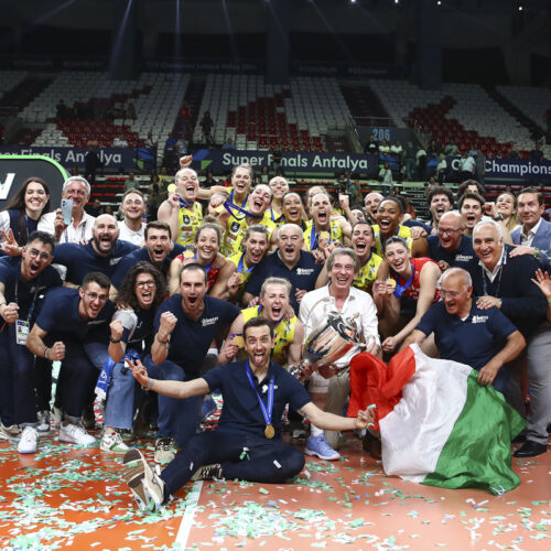 Antonio Carraro Imoco Conegliano Champions League premiazione