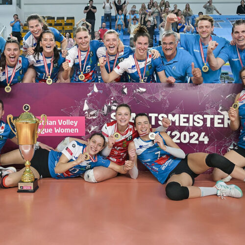 Ti-Volley Innsbruck premiazione scudetto