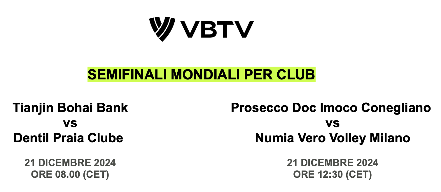 Mondiale per Club, Milano e Conegliano si scontreranno in semifinale: orario e dove vederla